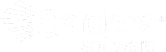 logo gardens synergia project white